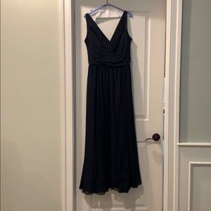 Amsale Navy Formal Dress